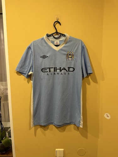 Share Manchester City 2011-12 Home Soccer Jersey DAVID SILVA #21 Umbro Men’s 40 - Picture 2 of 11