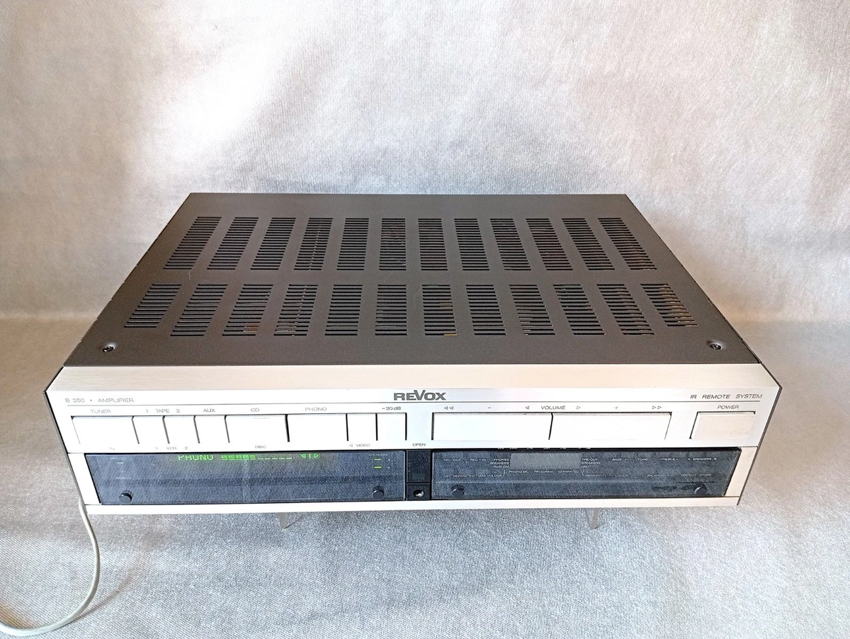Amplificador integrado Revox B 250 / nuevo / 1988
