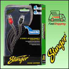STINGER SI1220 / 1000 SERIES 2-CHANNEL RCA INTERCONNECT CABLE / 20 FT   NEW 