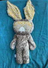 OOAK Handmade Artist Plush Sleeping Bunny Stuffed Animal Clover & Cuddles 