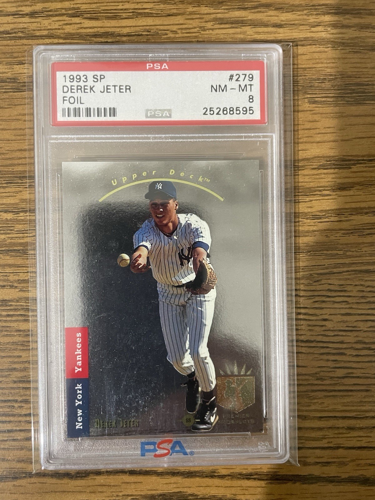 1993 SP #279 Derek Jeter RC PSA 8 