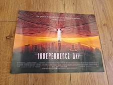 Vintage INDEPENDENCE DAY 1996 Original UK Cinema Movie Film Poster 12" x 16"