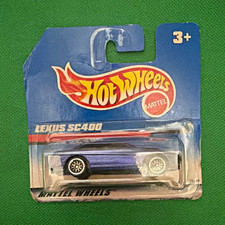 Hot Wheels Mattel Wheels Lexus SC400 2000 Blue 1:64 Diecast Unopened