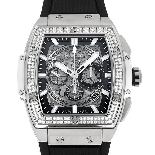 HUBLOT Spirit of Big Bang Titanium White Diamond Japan Exclusive 601.NE.0172...
