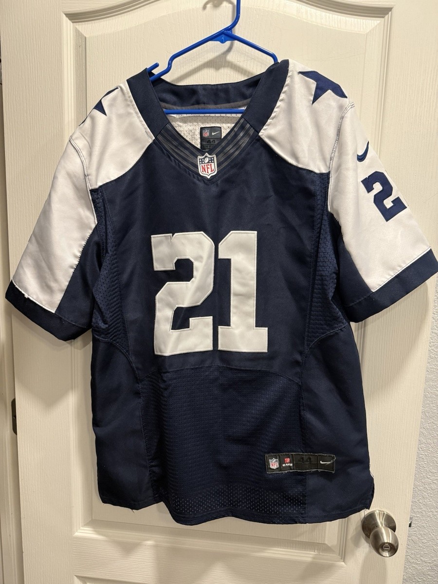 Dallas Cowboys Ezekiel Elliott Jersey #21 NFL Nike Sz 44 Blue