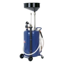 Image of Sealey Ak459Dx Mobile Oil Drainer With Probes 90Ltr Air Discharge