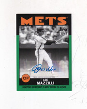 2021  LEE MAZZILLI TOPPS ESPN ONCE UPON A TIME IN QUEENS  AUTO 11/99  N.Y. METS