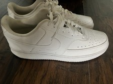 Mens White Nike Court Vision Low Basketball Shoes DH2987 Size 11