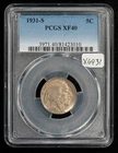 1931-S 5c Indian Head Buffalo Nickel - PCGS XF 40 - SKU-X6931