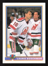 1991-92 Bowman #282 Laurie Boschman C07