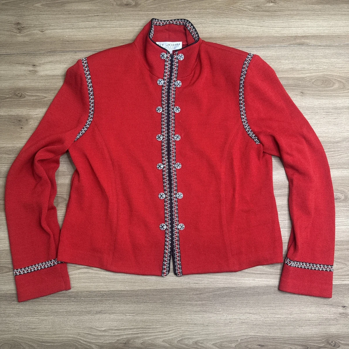 2000's ST. JOHN COLLECTION ロングジャケットUSA製 Vintage ST JOHN
