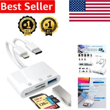 Multi-Compatibility SD Card Reader | Fast Data Transfer for Camera & Devices