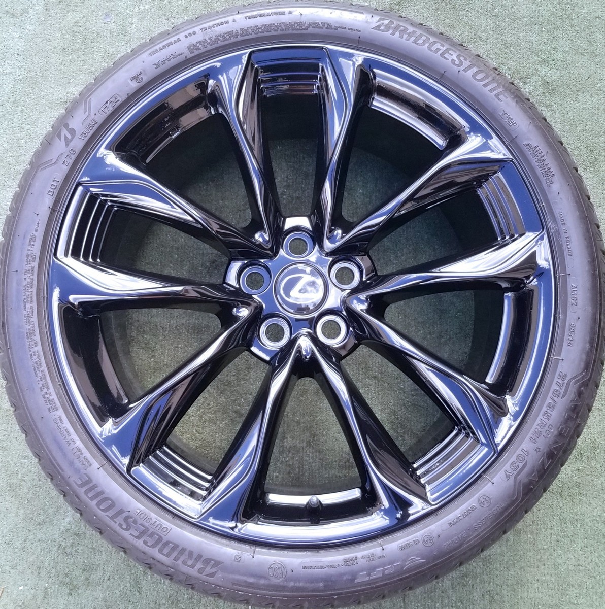 PERFECT Factory Lexus LC500 LC500h Wheels Tires Forged OEM 21 inch