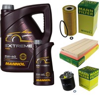 Inspektionspaket 6L Mannol Extreme 5W-40 FüR Mercedes W169 A 180 CDI W245 B