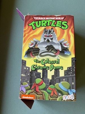 NECA TMNT Cartoon The Colossal Chrome Dome Figure Teenage Mutant Ninja Turtles