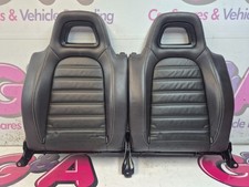 13 VW SCIROCCO 2.0 TSI DOUBLE REAR LEATHER SEAT BACKS 08-17