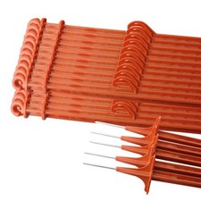 25x Pale ogrodzeniowe pastwiska 103 cm Pojedyncza końcówka Ogrodzenie elektryczne Pale plastikowe Ogrodzenie pastwiskowe