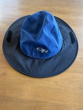 Outdoor Research OR Gore-Tex Black/Blue Seattle Sombrero Hat Size Medium