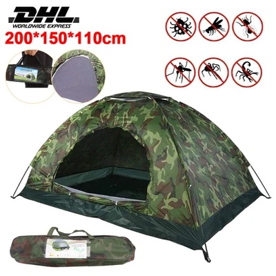 MARKENLOS 2-Personen Zelt für Camping Campingzelt Festivalzelt Trekkingzelt wasserdicht