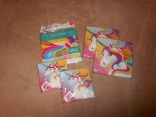 NEW, UNICORN THEME TABLE COVER AND NAPKINS, SET 2