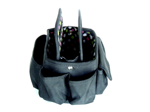 Bastelorganisation Tragetasche. Desktop Organizer schwarz 9" x 8" Posten Abschnitt - Bild 2 von 6