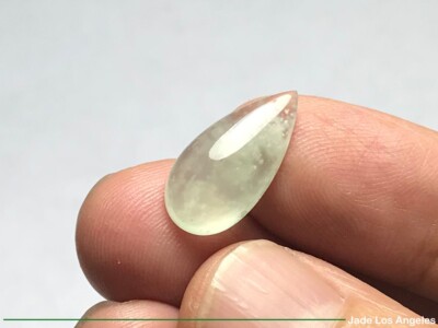 Vintage Water Drop Spear Translucent Icy Jadeite Jade for Ring or Pendant 5.50ct