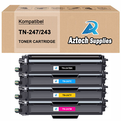 TONER Kompatibel BROTHER TN-247 TN-243 MFC-L3750CDW DCP-L3510CDW HL-L3210CW XXL