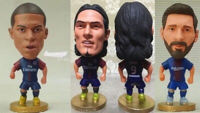 Mbappe Cavani Messi doll toy football soccer star club resin 6.5cm 17 18 season