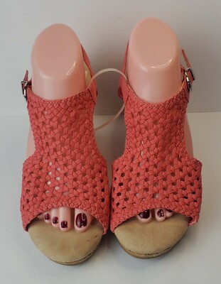 Sandales Compensées Sugar Jollie - Liège, Mousse Mémoire - Taille US 10 - Corail - Neuf