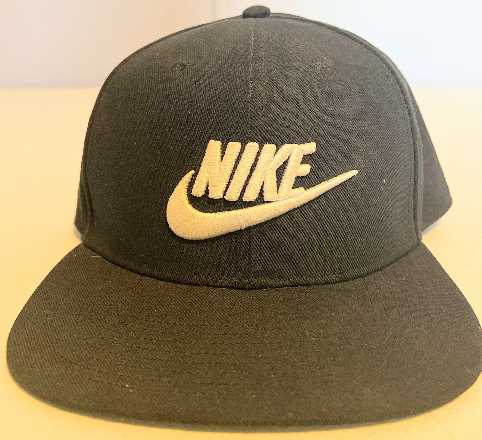 Nike Dark Blue Solid White Logo Strapback Basebal… - image 1