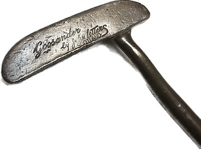Goosander By John Letters Scotland Master Putter 35.5'' RH Leather Grip Vintage