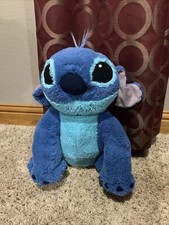 Disney Parks Stitch Plush Large Stuffed Animal Toy 16 in Lilo Friend Blue