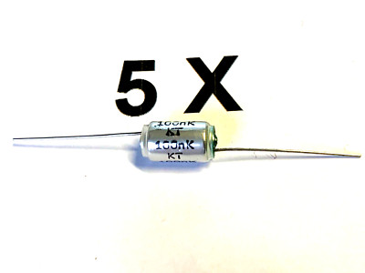 100nF, 0,1uF, 250V, 10%,Styroflex -Kondensator, 0,1/10/250 TGL38159,RFT, 5 Stück