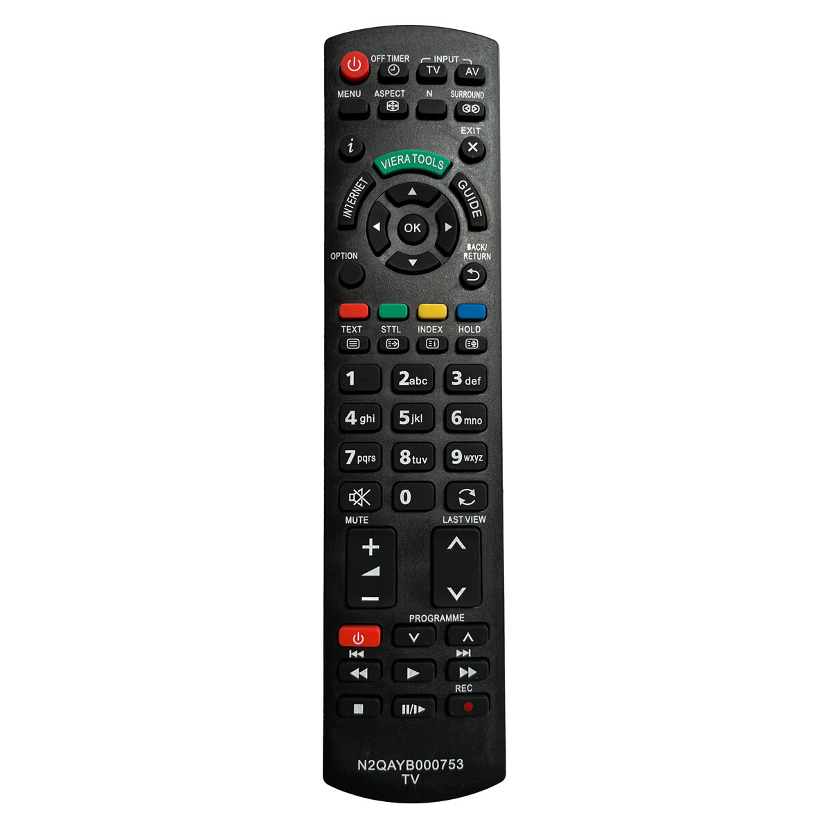 Thumbnail - Ersatz Tv Fernbedienung Für Panasonic Tx-p46gw30 Fernseher