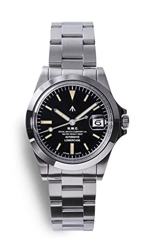 NAVAL WATCH Produced by LOWERCASE: FRXA001 Black dial / 3 links S