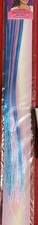 Combo pink blue Faux Hair 16 Long X 1 Wide Extension-1 Pc-New-Clip in