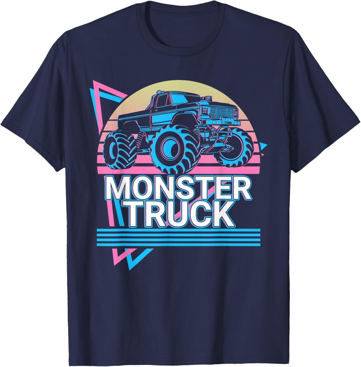 Monster Truck Vintage Style Graphic T-Shirt Hoodie