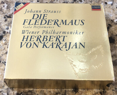 Johann Strauss: Die Fledermaus (CD, Aug-1987, 2 Discs, London)