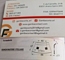 kit 5 fermadenti per ranghinatore stellare 67.372 Imp.su LELY VICON A-90092672