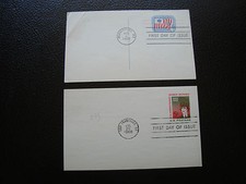 ETATS-UNIS - 2 cartes entier 1er jour 1965/1968 (cy82) united states
