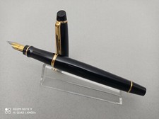 WATERMAN EXPERT MKIII BLACK FOUNTAIN PEN BLACK  BI COLORS M NIB EXCELLENT