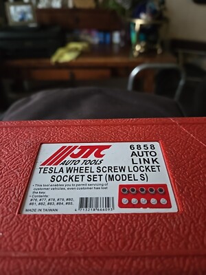 JTC-6858 TESLA WHEEL SCREW LOCK SOCKET SET MODEL S | eBay