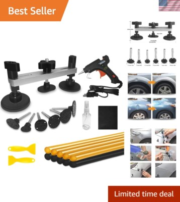 #ad #ad Powerful Car Dent Removal Kit with Adjustable Dent Bridge Easy Auto Repair $31.99