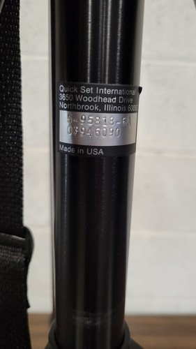Quick-Set Tripod USA Made Quickset Model 5-95818-6 - Picture 3 of 6