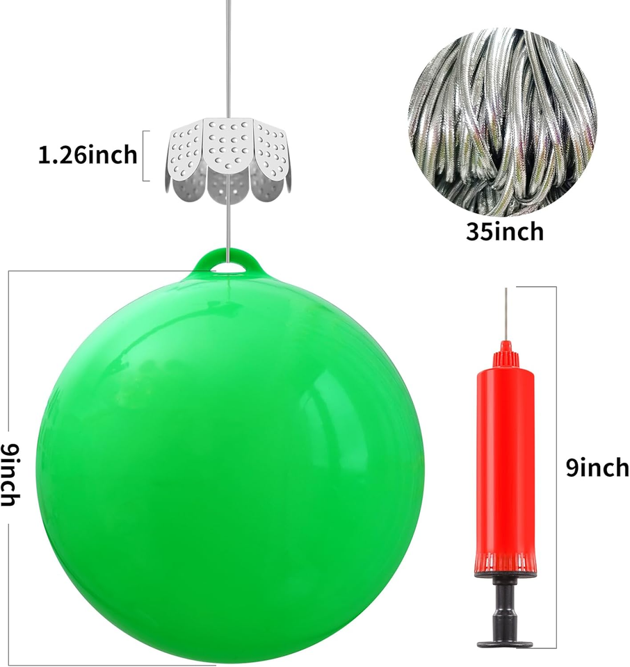 9 Pcs Outdoor Christmas Decorations, Large Inflatable Christmas Balls