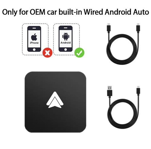 Adattatore Wireless Android Auto Converte da Cablato a Wireless, Plug & Play