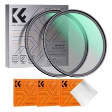 K&F Concept 62mm Black Diffusion Mist 0.25 0.125 Filter Kit