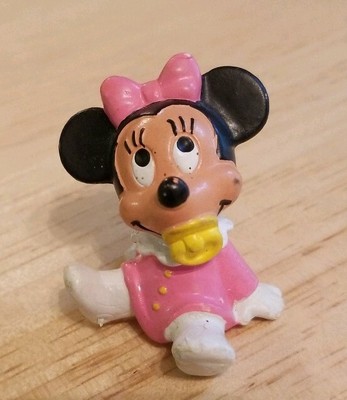 Vintage Walt Disney Baby Minnie Mouse Figure Figurine Baby 1985 Bully Germany Wd Ebay