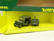 Verem Militaire Armée 1/50 - Jeep Willys + Cantine Popeye USA 1940