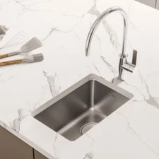 Ruvati 15" Undermount Bar Prep 16Gauge single bowl Kitchen Sink- RVM5815